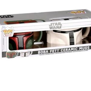 Star Wars Boba Fett Mug Set - Green and White
